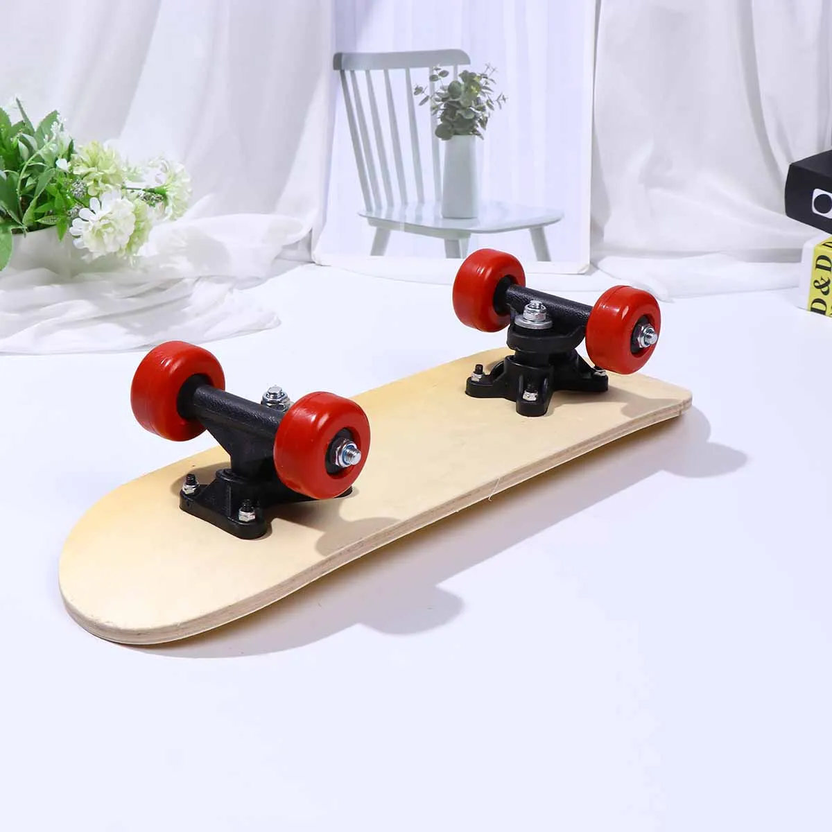

Blank Skateboard Drawn Kids DIY Smooth Varnished Eco Friendly Toy Skateboard Accessories Roller Skating Sports