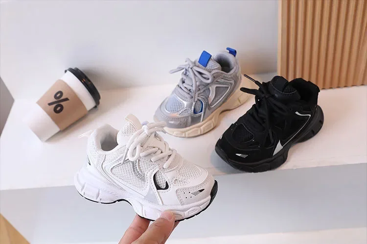 Unisex Kinderschuhe Kinder-Sneaker Baby Jungen Sneaker Mädchen Schuhe Klobige Sport-Tennisschuhe Lässige Flache Schuhe Kinder Kleinkind Fußbekleidung Herbst – Detail 2