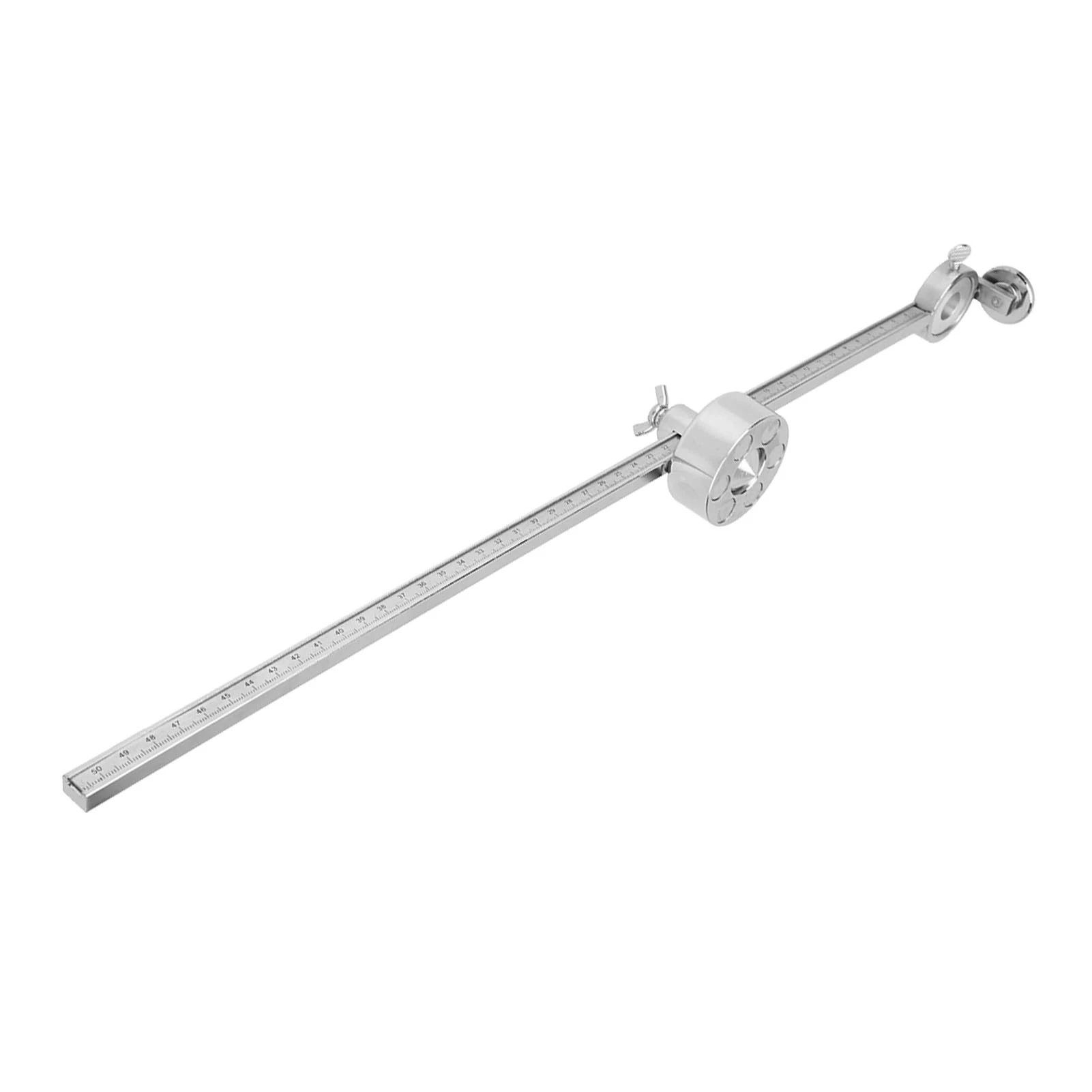 Torch Compass Roller Guide Stainless Steel Oxygen Welding Cutting Tool Accessories with Scale Ruler Fit for G01-100