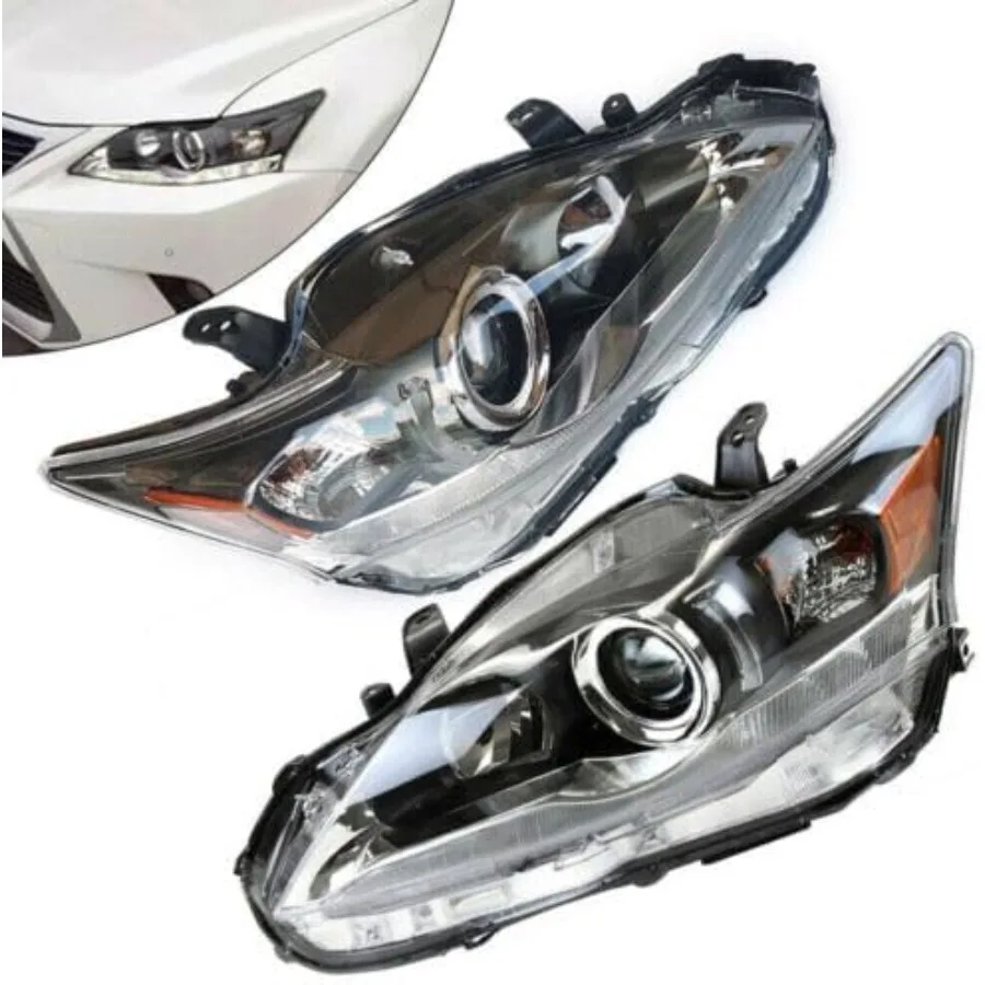 

For 2011 2012 2013 2014 2015 2016 Lexus CT200H Halogen Headlight Assembly DriverandPassenger Sldes Headlamp Replacement Clear L