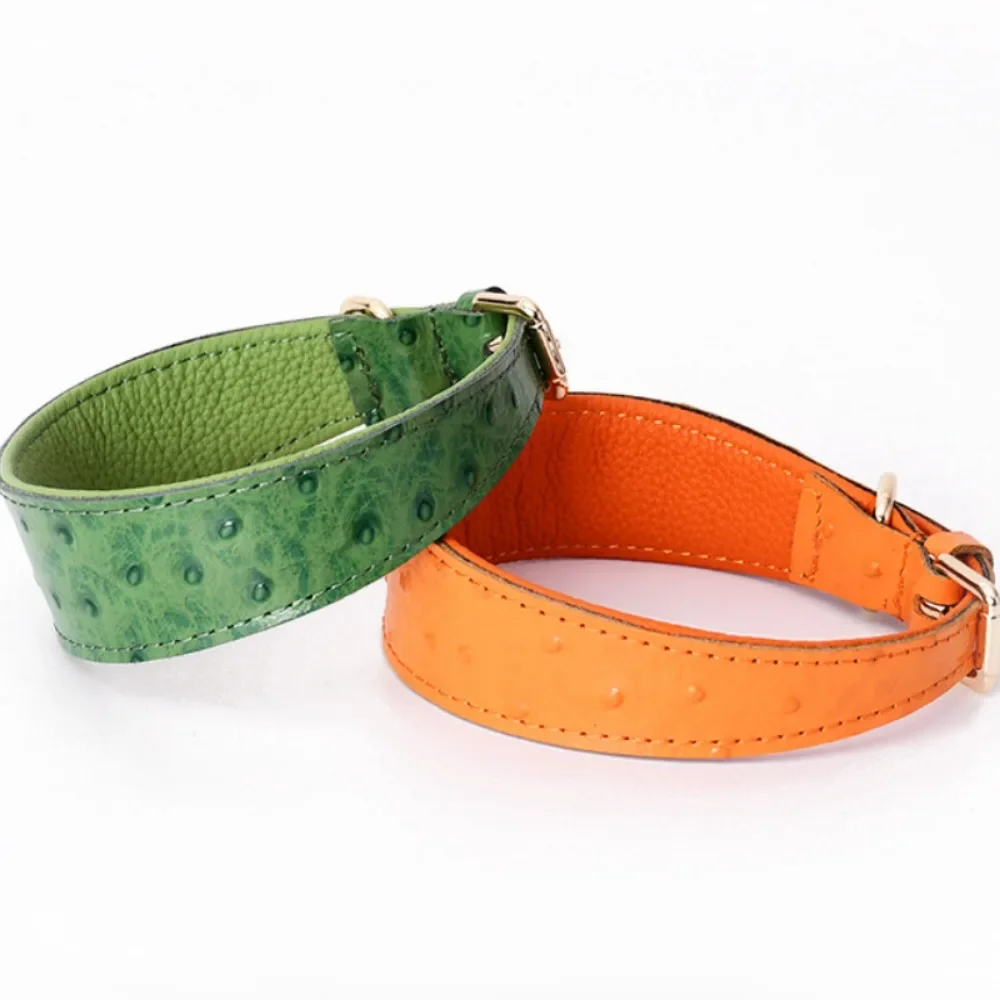 Wide Padded Leathers Dogs Collar, Puppy Collars, Comfortable Dog Accessories