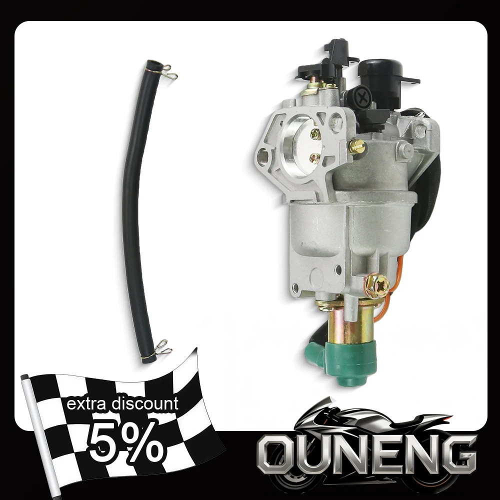 

For Honda GX340 GX390 188F 190F 389cc 401cc 13hp 14hp 15hp 16hp Engine Generator Parts Carburetor with Solenoid Tools