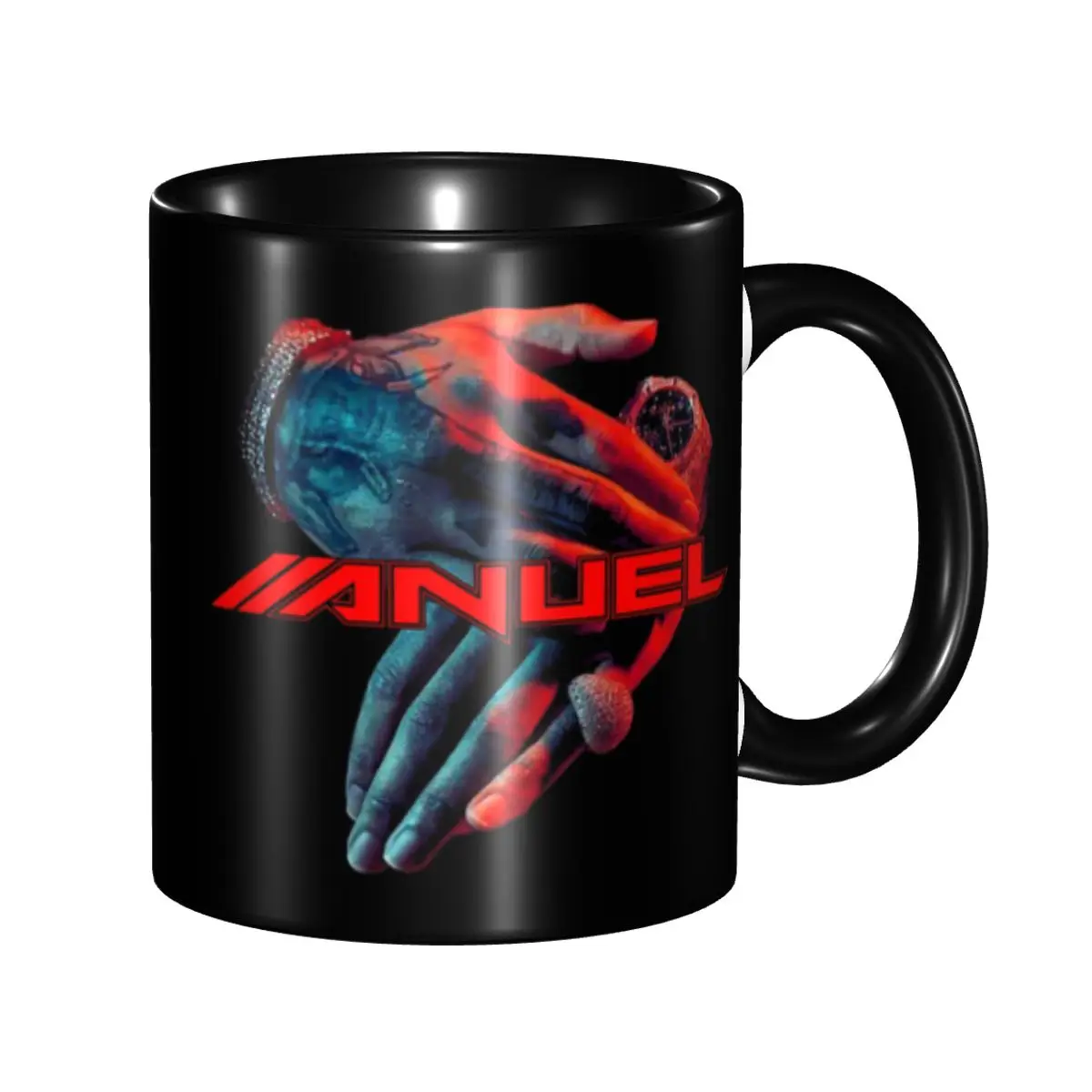 Personalized Anuel AA Rapper Mug DIY Ceramic Tea Milk Coffee Cups