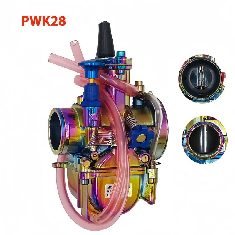 Карбюратор PWK28 с PVD-покрытием 28 мм PWK для Polaris Predator 90 CB250 Honda CR85 TRX90 GY6 Go Kart Dirt Pit Bike Carburador