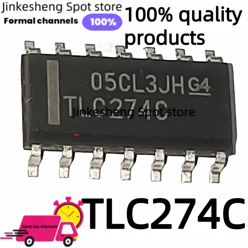 10PCS TLC274CDR TLC274C TLC274 SMD SOP-14 Operational Amplifier in Stock New Original IC