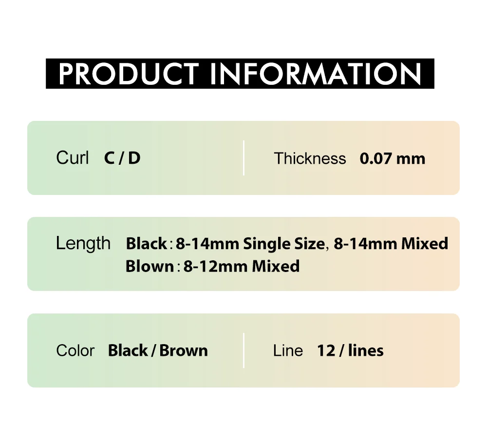 NATUHANA W-Form Vorgefertigte Wimpernfächer 3D 4D 5D 6D C/D Curl 8-14mm Gemischt 5 Trays/Lot Weiche PBT Volumen-Cluster-Extensions – Detail 7