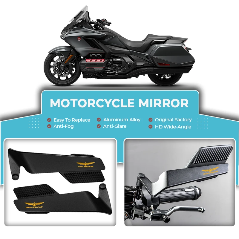

Motorcycle Wide View Convex Mirrors Anti Glare Alloy Wind Wing For SUZUKI GSX-S750 GSX-S1000GT Gixxer DR-650 SV650 M109R
