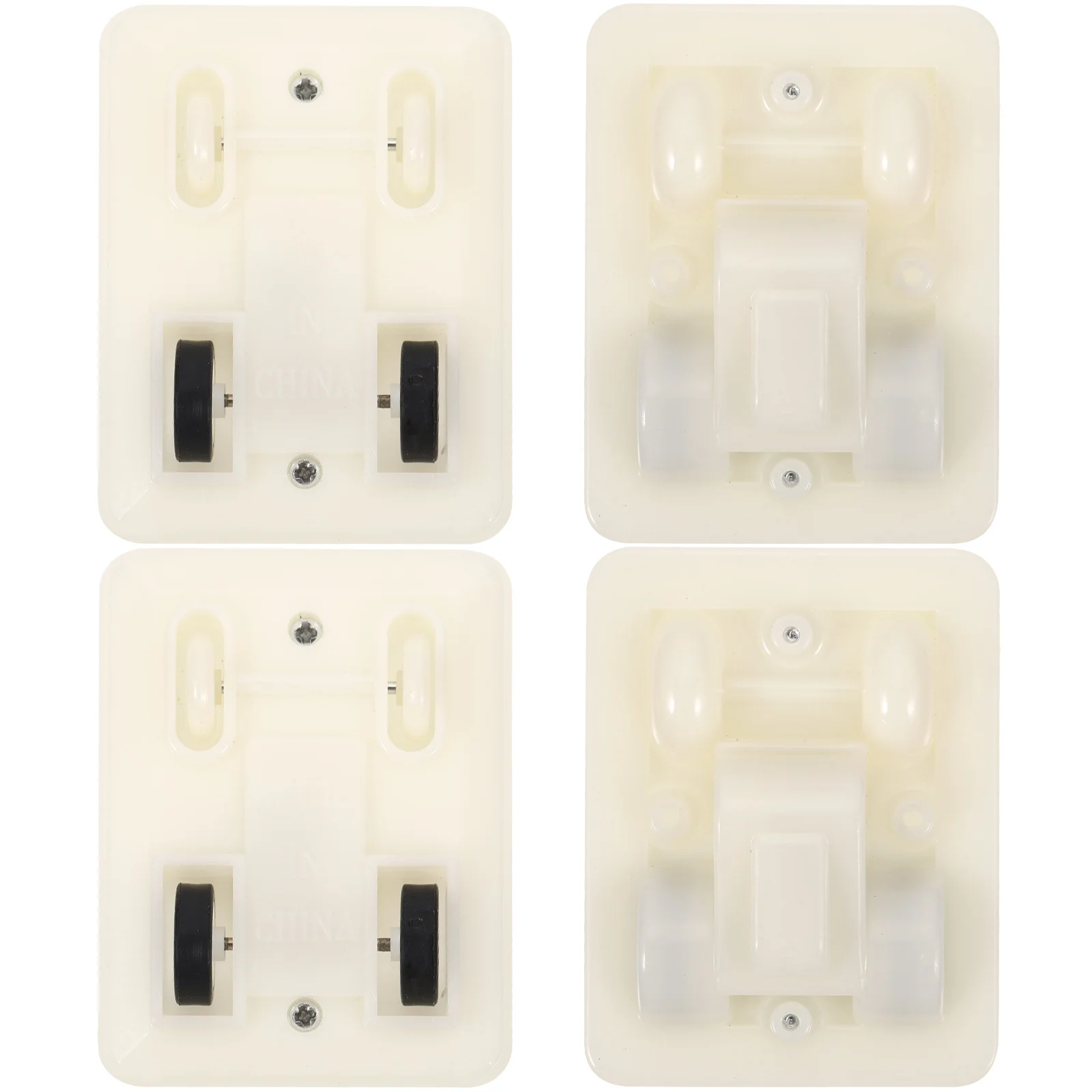 Camion de base de voiture à nervures pour enfants, poterie, support en argile, jouets pour enfants, modèle intelligent, artisanat à tirer, 4 pièces