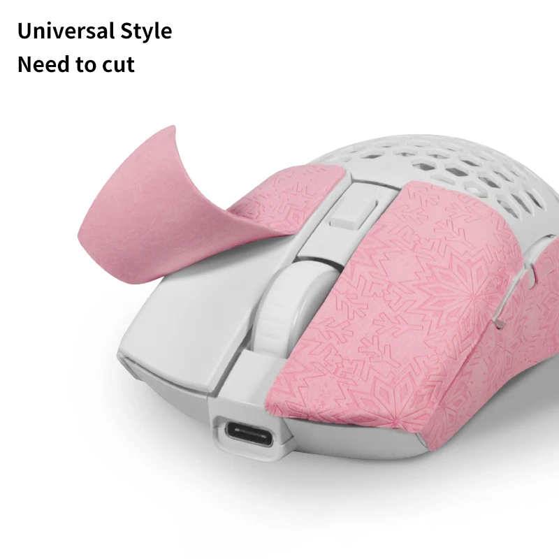 12*11cm DIY Anti-Slip Mouse Sticker Universal Gaming Grip Tape Sweat-Proof Wear-Resistant for Wireless PC Laptop Desktop