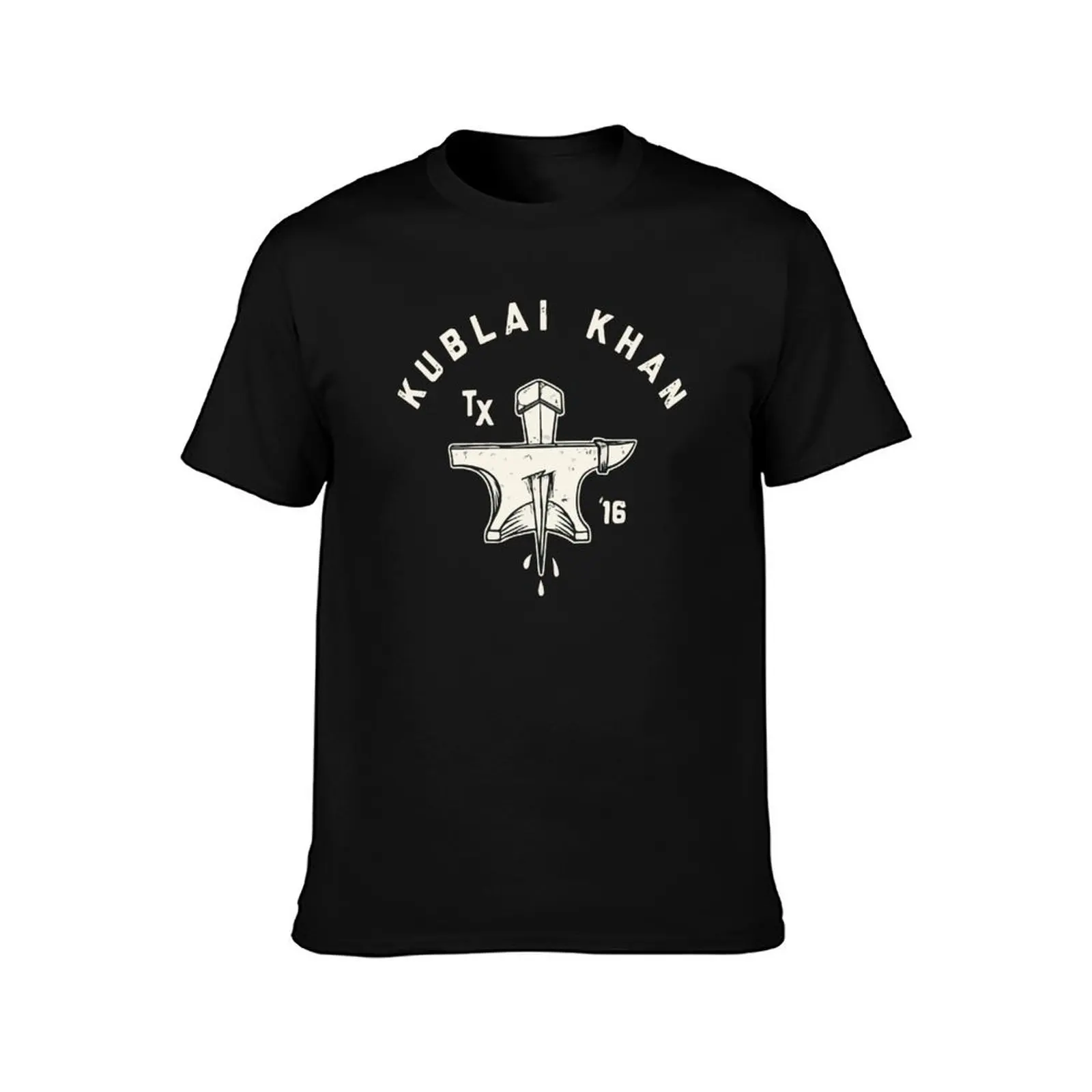 Kublai Khan TX T-Shirt blanks summer clothes oversized t shirt anime shirts men