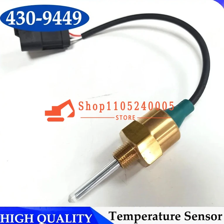 Coolant Level Sensor 430-9449 for Excavator C15 C18 793F 795F 797F 4309449 Engine Water Temperature Sensor