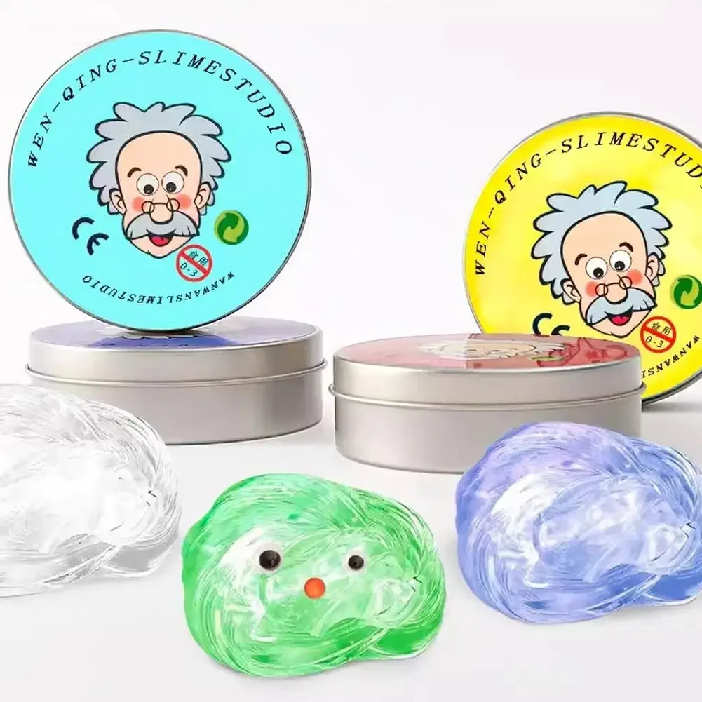 Non-newtonian Liquid Decompression Toy Transparent Liquid Glass DIY Handmade Fun Stress Relieving Non Stick Children Gifts