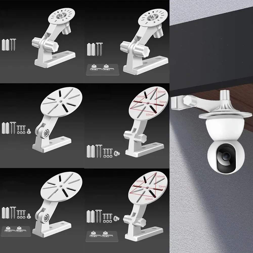 Wall Mount Camera Support Wall Bracket No Punching Rotatable Monitor Bracket Universal Camera Support Base