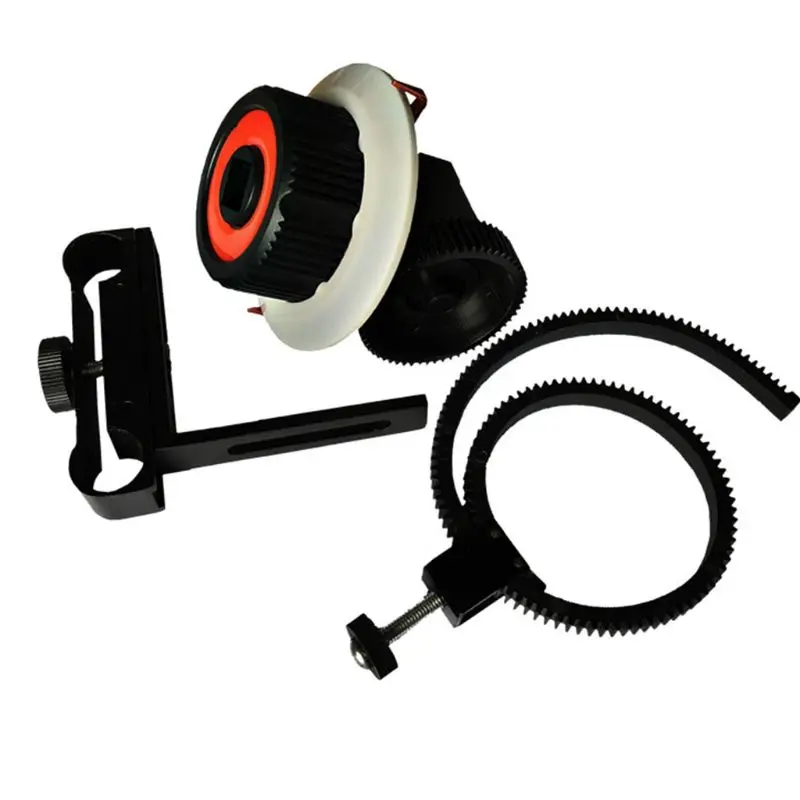 

For SLR DSLR Camera Accessories Adjustable Rubber Follow Gear Ring Belt with Aluminum Alloy Grip Camcorder Camera