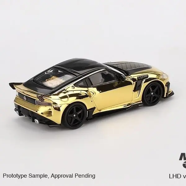 MINIGT1: 64 Nissan ZVeilSide FFZ400 verguld, legeringsmodel 985 Lamborghini