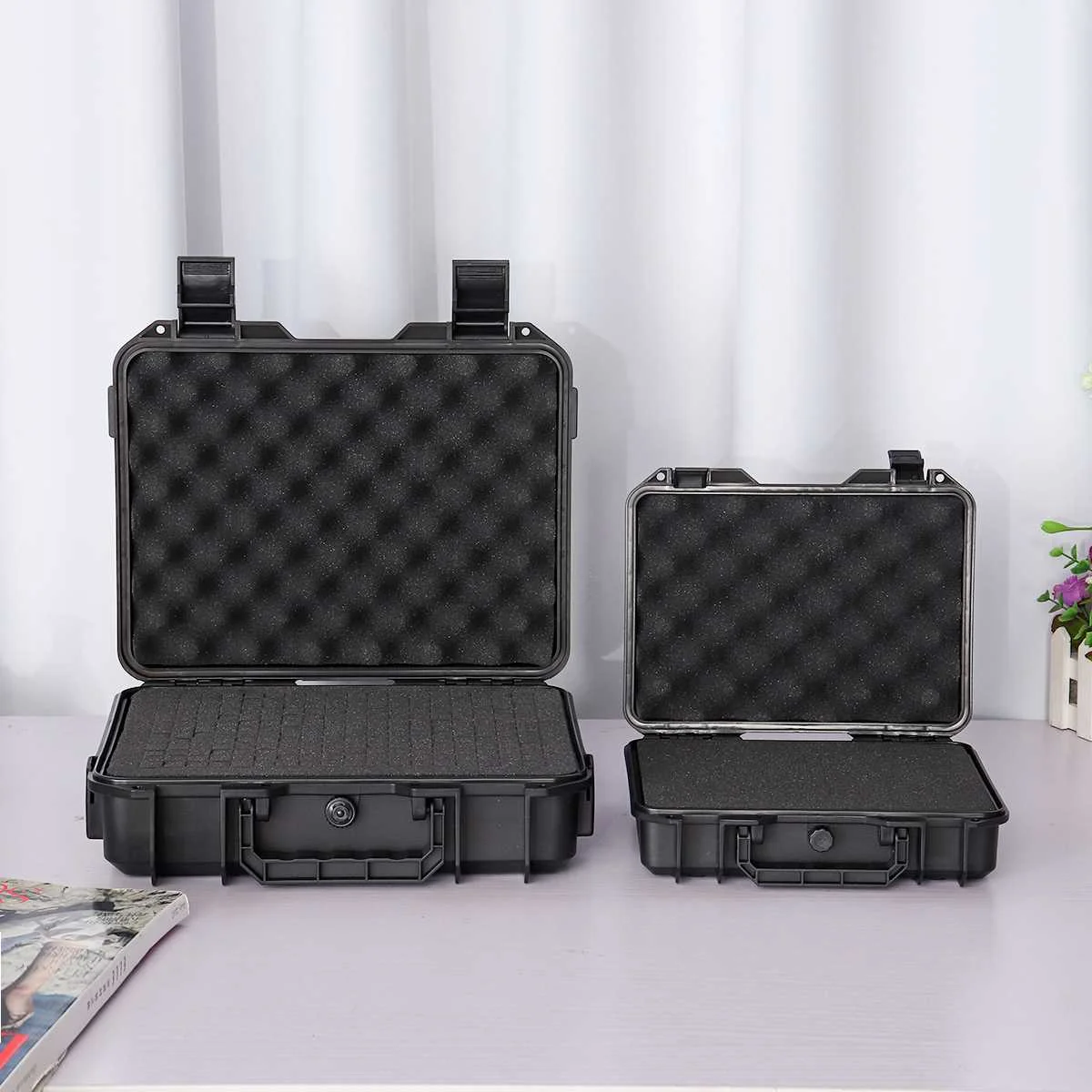 Imagem -03 - Caixa de Ferramentas Protetora Impermeável Recipiente de Armazenamento Hard Carry Flight Case Câmera Fotografia Ferramentas Storage Box Organizer