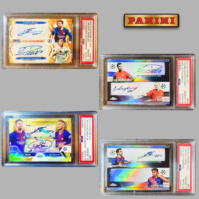 

Topps Diy Chrome Ucc Messi Cr7 Yamal Neymar Rooney Homemade Football Star Autograph Psa Trading Cards Birthday Gift Collection