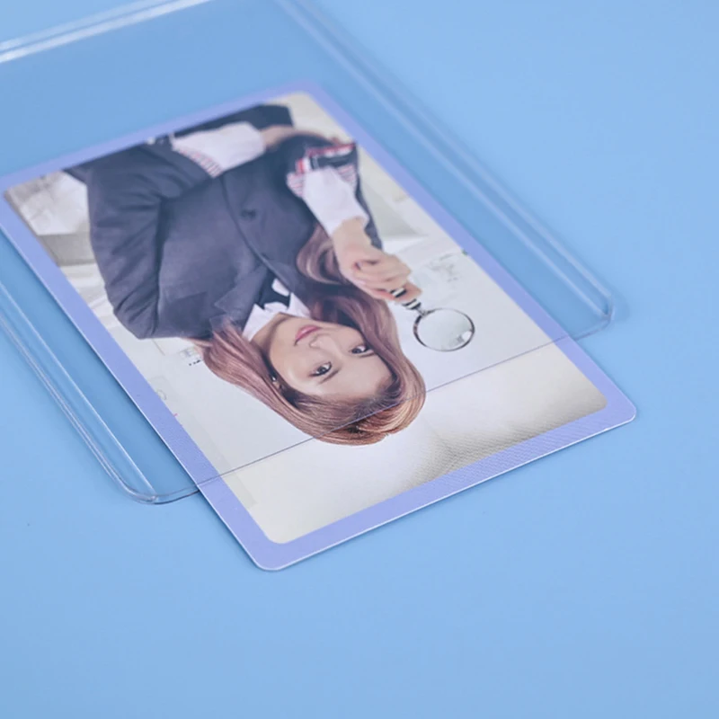 Idol Photo Game Card Protector, Toploader DIY Star Card, Clear HD PVC Slot, Baseball e Football Game Cards