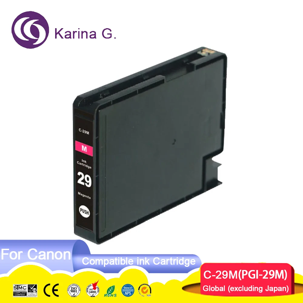 Imagem -04 - Cartucho de Tinta para Impressora Cor Premium Compatível Pgi29 Pgi29 Pgi29 Pixma Pro1 Pgi-29 Cartucho de Tinta