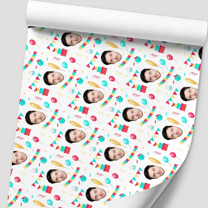 2/4 pièces, styles multiples, papier d'emballage personnalisé pour portraits, cadeaux, fêtes, festivals, emballage original et personnalisé, décoration de cadeaux d'anniversaire