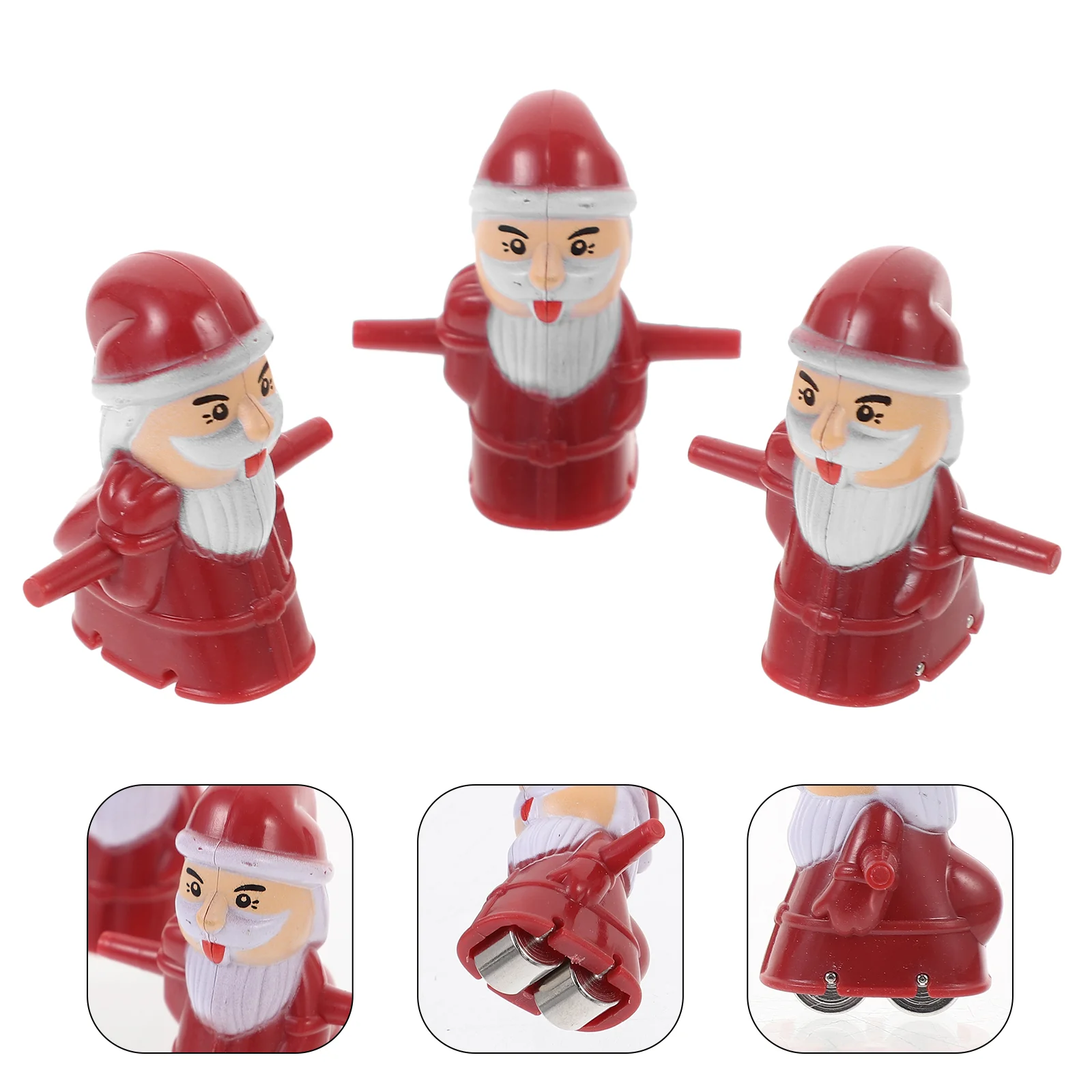 Santa Climb Stairs Cars Toys Claus with Race Track Plastic Slide For Kids Indoor Child