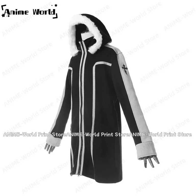 

《Нестандартный размер》Аниме Sword Art Online Game Kirigaya Kazuto Coat Косплей Костюм Рождественская вечеринка Хэллоуин Униформа; 2'd,5.h;