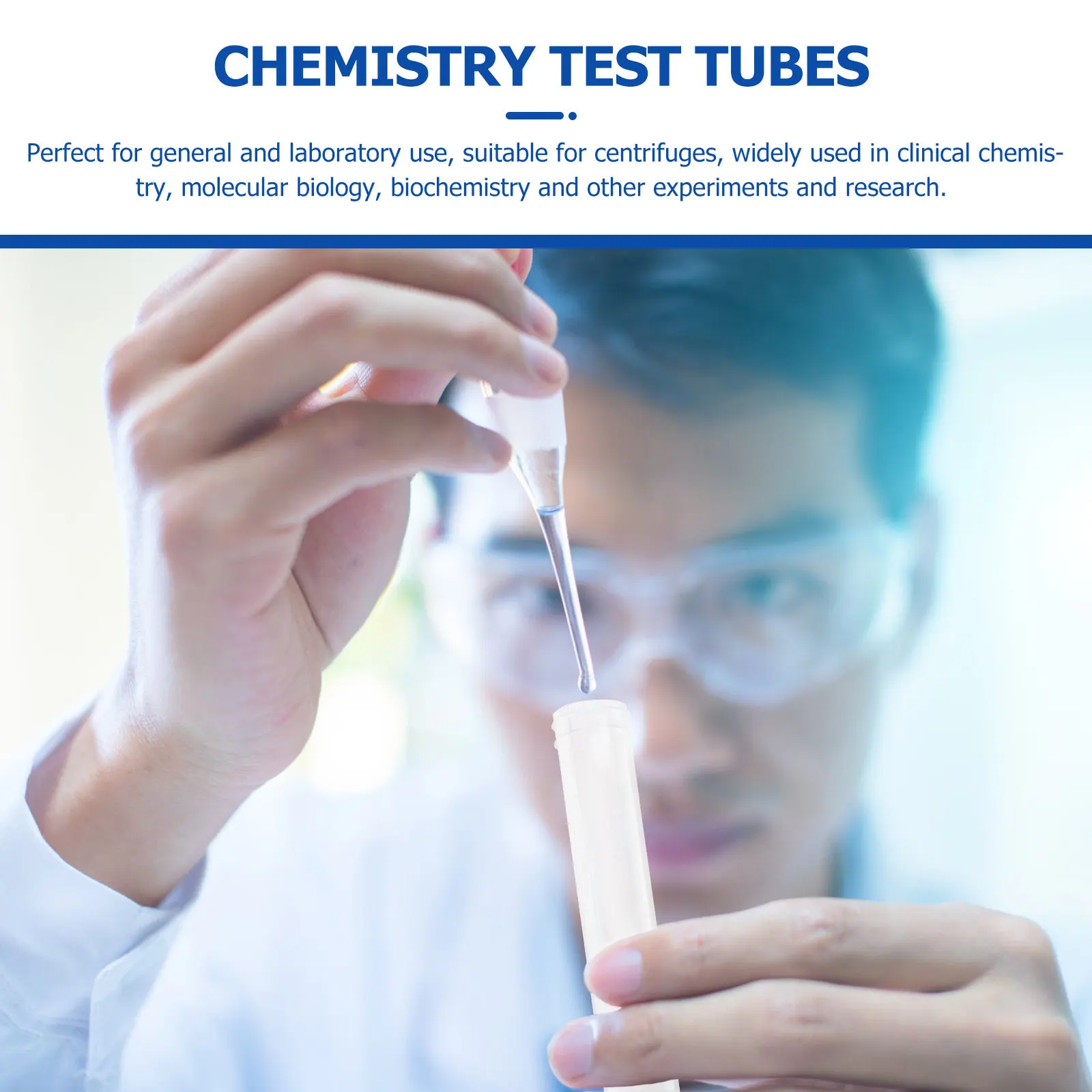 

500 шт. пластиковых пробирок, легкие лабораторные трубки для домашнего использования, хранения лосьонов, учебные пособия и принадлежности