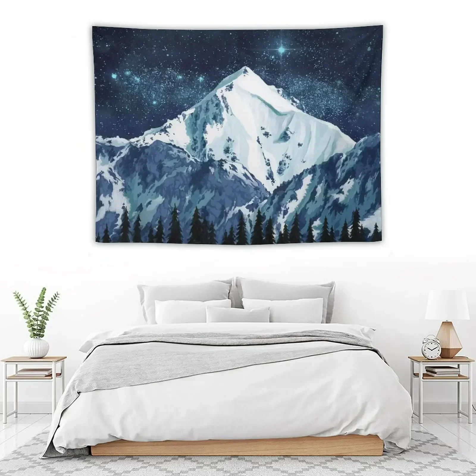 

Alaska Night Sky 1 Tapestry Hanging Wall Wall Hanging Wall Tapestry