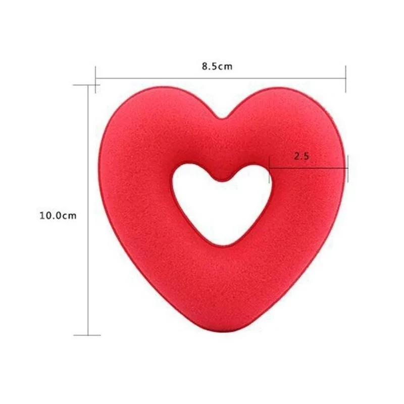 1Pc Hair Donut Bun Heart Maker Magic Foam Sponge Hair Styling Tool Princess Hairstyle Hair Bands Hair Accessories (Random Color)