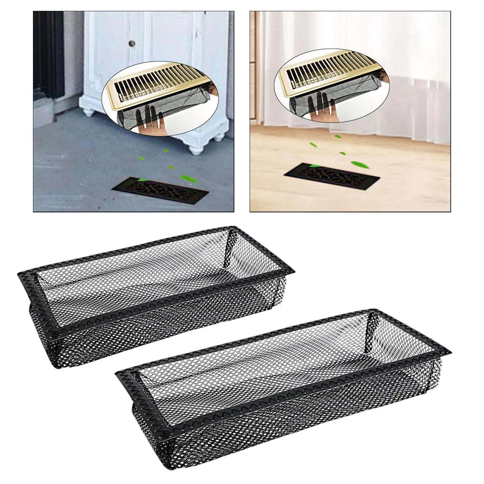 Floor Register Cover Dust Filter Cover Lightweight Supplies Screen Net Air Vent Filter for Dinning Room Dorm Household