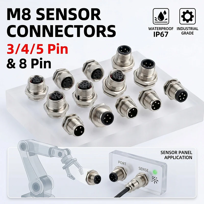 M8 A-Coded Sensor C…