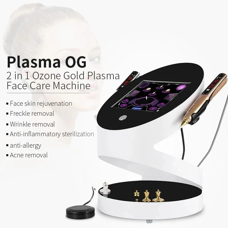 2 in1 Professional Multifunctional flash plasma and Ozone Plasma facial lifting firming removing spots acne anti wrinkle machine