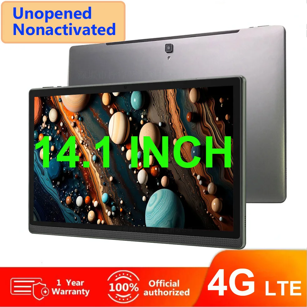 Nenmone Mpad14 14.1 Inch Tablet Android 12 12GB+256GB 1920*1080 4G Phone Call Tablet 14inch Bluetooth 5G WiFi Pad 10000mAh 16MP