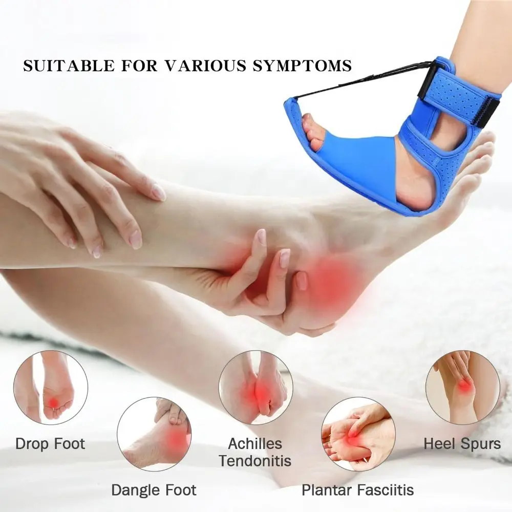 Adjustable Straps Plantar Fascia Splint Achilles Tendonitis and Heel Pain Relief Upgraded Plantar Fasciitis Relief Brace