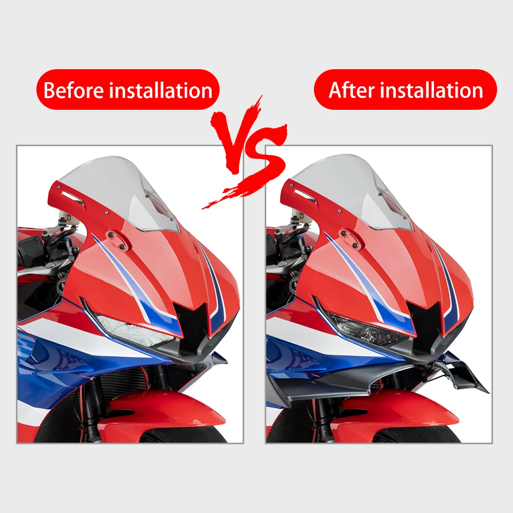 FOR HONDA CBR600RR 2024-2026 Front Downforce Winglets