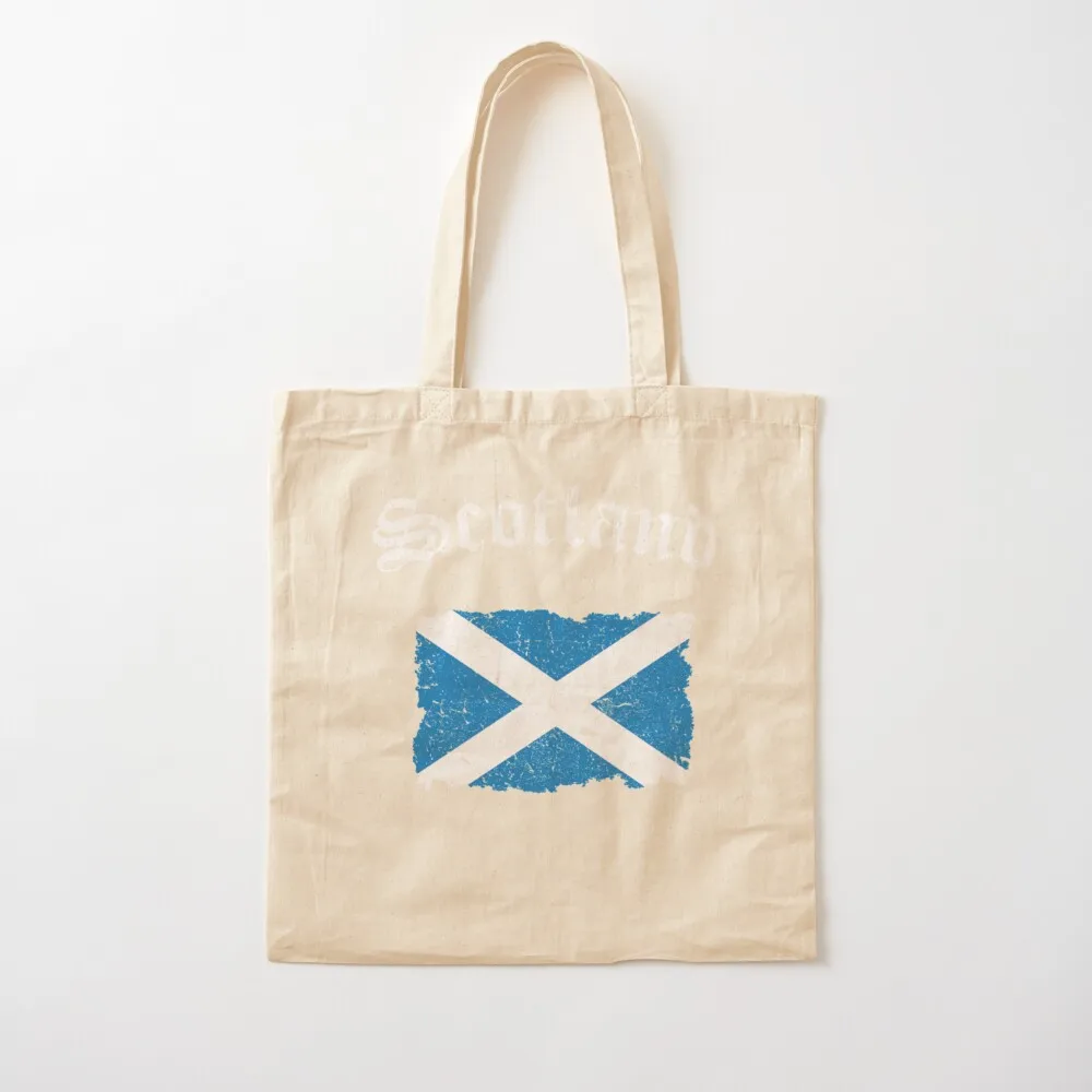 Vintage Scotland Flag - Retro Scottish Flag Tote Bag