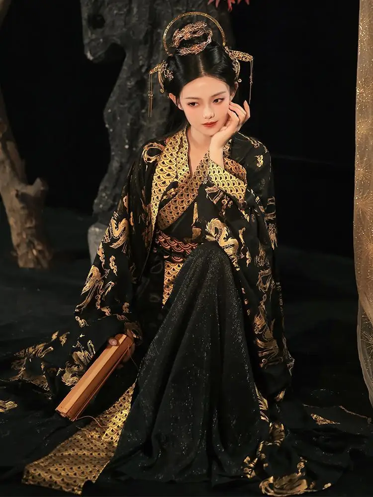 Weijin Dynasty collari incrociati costumi cinesi tradizionali Hanfu Cosplay stesso stile per uomini e donne vestiti retrò abbronzanti