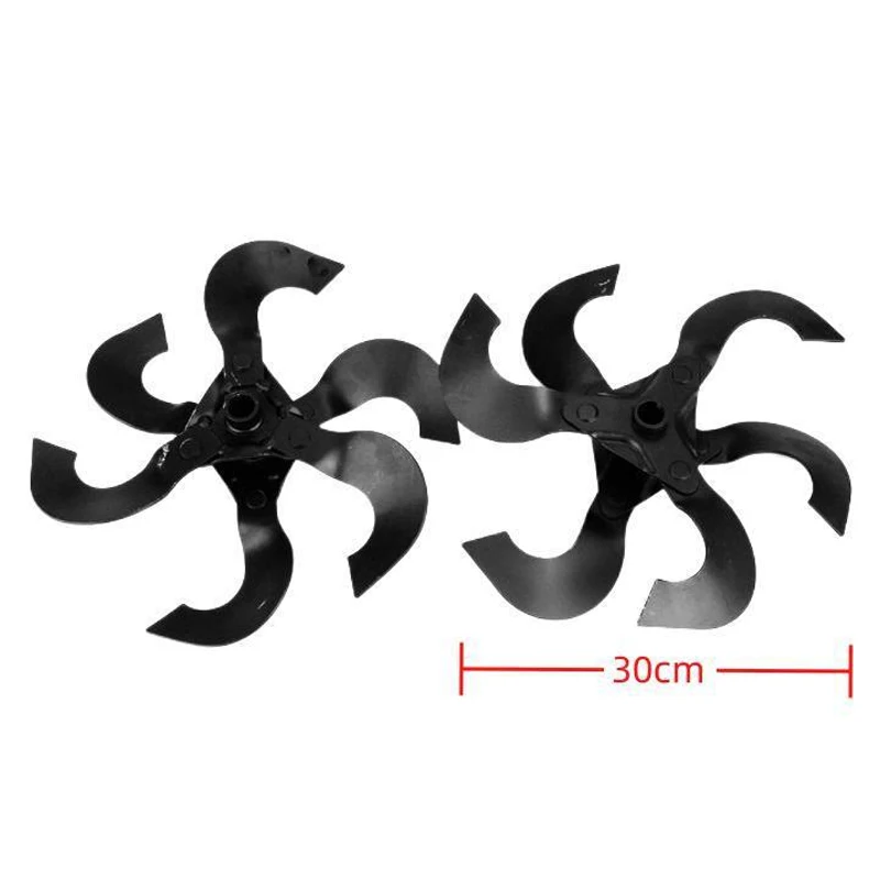 24 مللي متر 7 الأسنان متعددة الوظائف جزازة العشب العشب الانتهازي ملحق شفرات قابلة للتبديل التربة تخفيف الخنادق إزالة الأعشاب الضارة عجلة