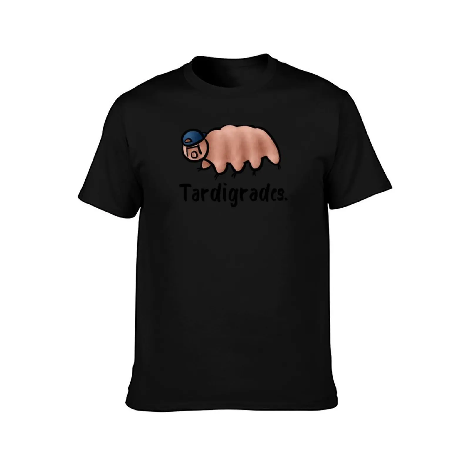 Tardigrades! T-Shirt, Summer Casual Cotton Tee, Oversized Streetwear Tops, Vintage Graphic Print, Loose Fit Short Sleeve