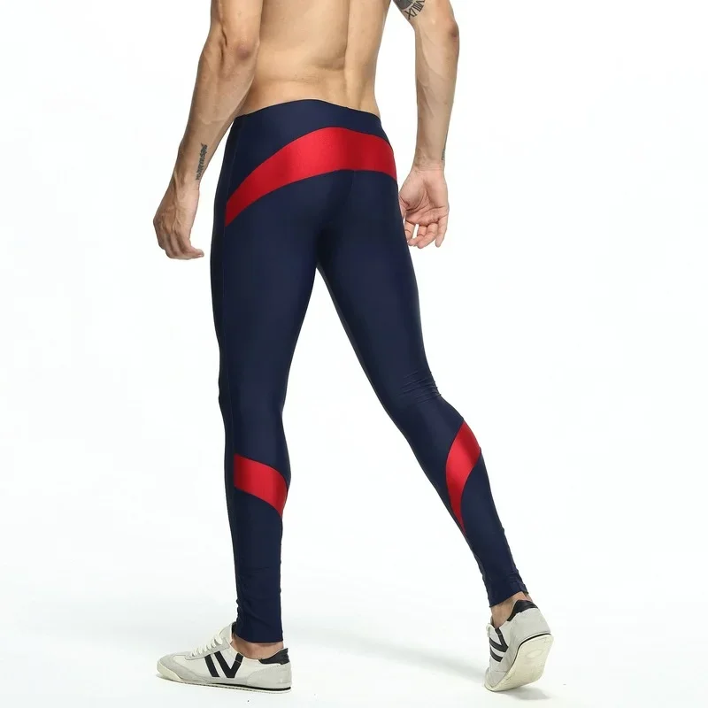 Running Leggings Men's Compression Pants Fitness Tight Trousers Quick Dry Workout Gym Basic Layer Pants