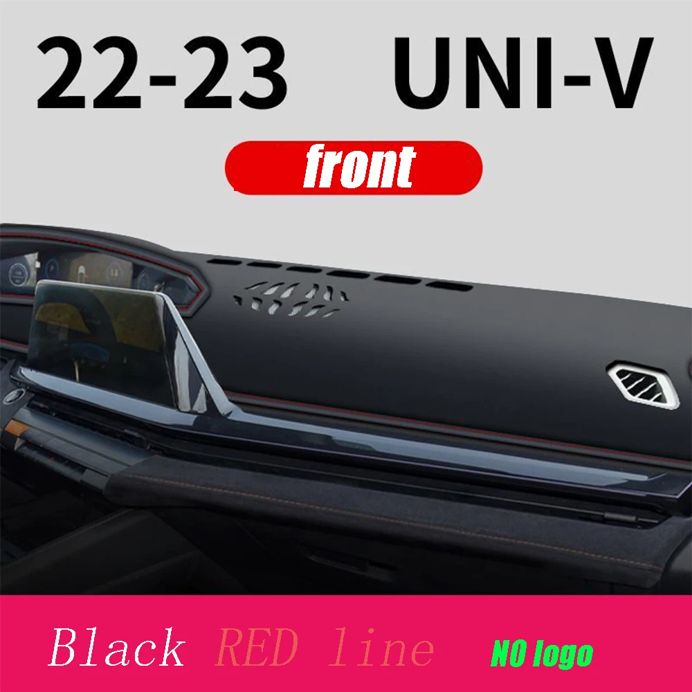 For Changan UNIV UNI-V 2022-2023 Accessories Car Front Rear Dashboard Decor Mat Dustproof Reflective Mat Avoid Light Pad Cover