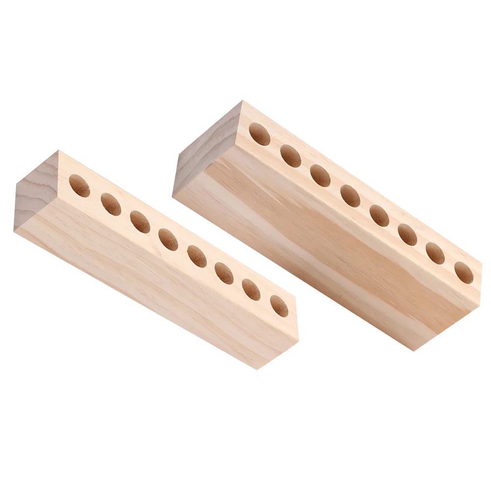 

2Pcs Multi-Grid Lipstick Storage Rack Smooth Finish Organizer Stand for Desk Dresser Household Use Sturdy Lightweight