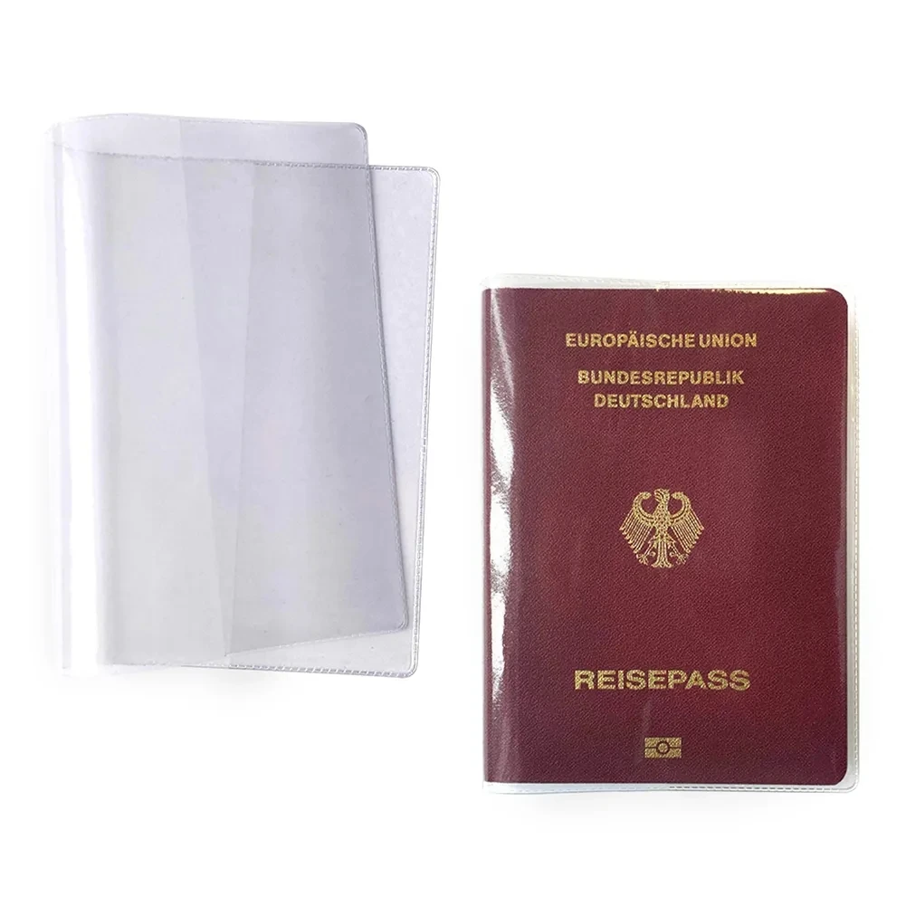 1Pcs Travel Passport Protective Cover Waterproof Dirt PVC ID Card Holder Business Credit Card Holders Case Pouch