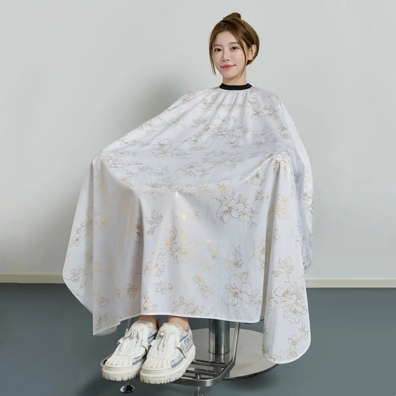 Printed Hair Cutting Capes Barber Haircut Cloak Barbershop Transparent Wrap Cloth Hairsalon Hairdressing Shawl Hairdresser Apron