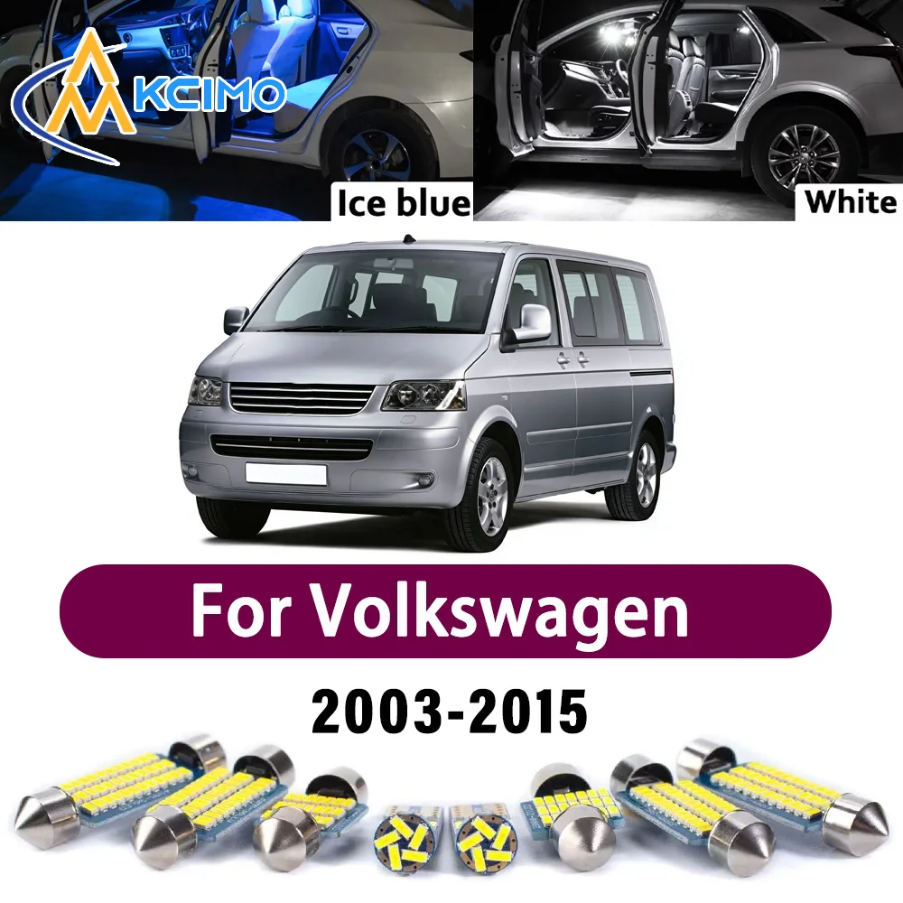 

Super Bright LED Interior Lamp Kit For Volkswagen Multivan Caravelle Transporter 2003-2015 Error Free Canbus Mirror Light Bulbs
