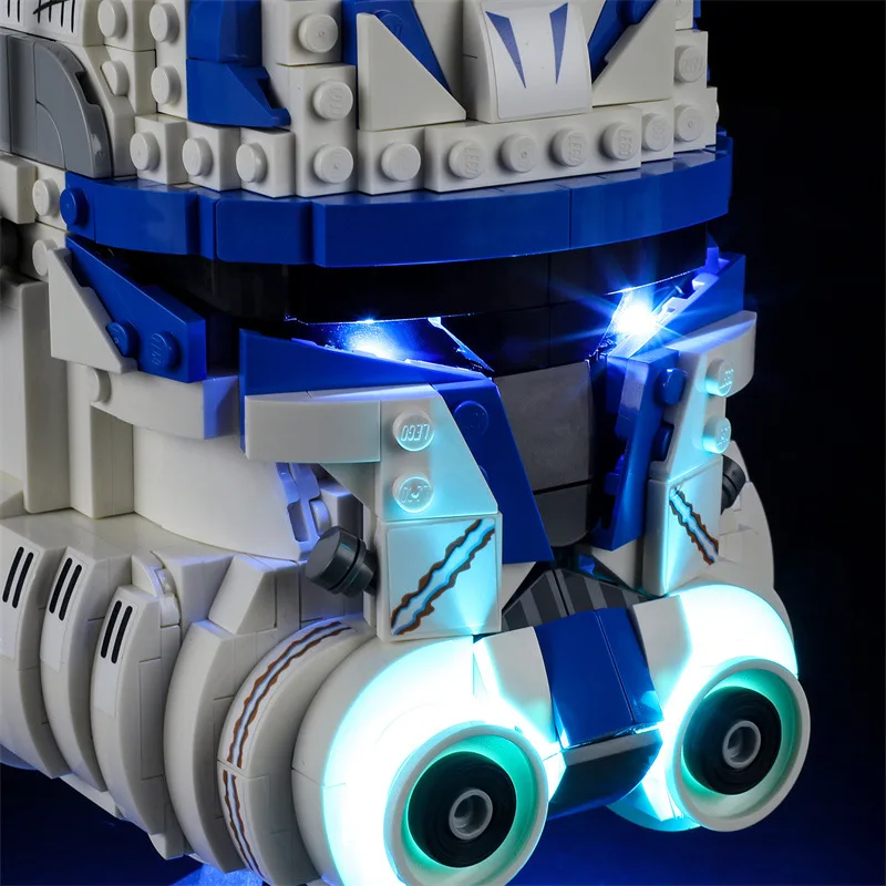 Lighting Set For 75349 Starings Wars Captain Rex Helmet Movie&Game Not Include Building Blocks (Only Led Light Kit)