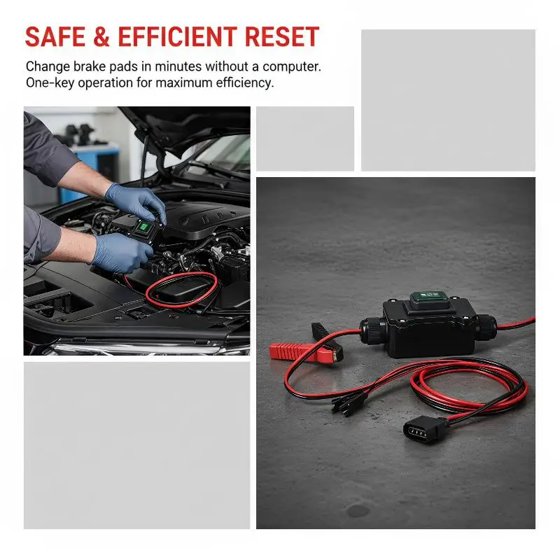 Safe Reliable Car EPB Caliper Motor Release Tool 12V Electronic Parking Brake Repair Kit for Home Garage DIY Car Care