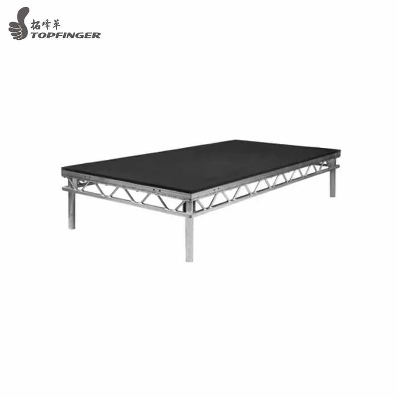Nuova versione di tendenza Evento da concerto Piattaforma da palcoscenico portatile Mazzo Lite Telaio da palcoscenico in alluminio Struttura del traliccio Palcoscenico Litedeck
