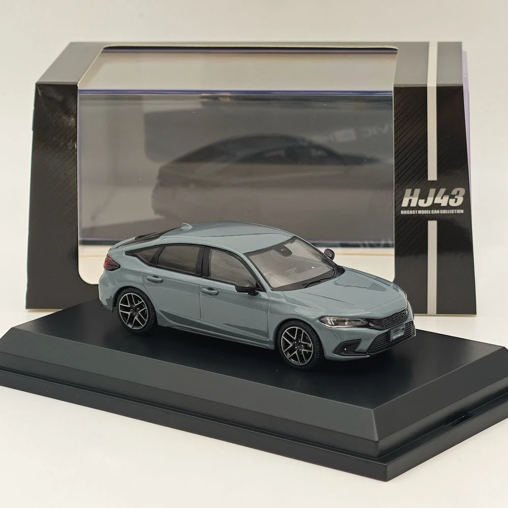 Hobby Japan 1/43 (FL4) e:HEV Sonic Gray Pearl Diecast Model Car Limited Collection Auto Toy Gift HJ433003GM