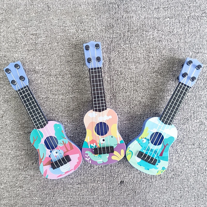 Mini Ukulele Guitar Toy Skill Improving Classical Early Educational Musical Instrument For Boys Girls Children Baby Xmas Gifts